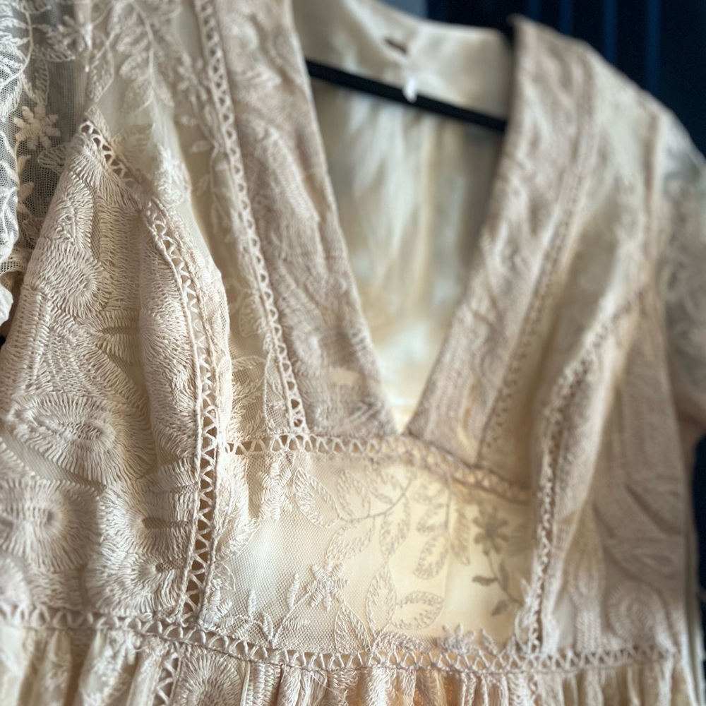 Free People Cotton Lace Dress